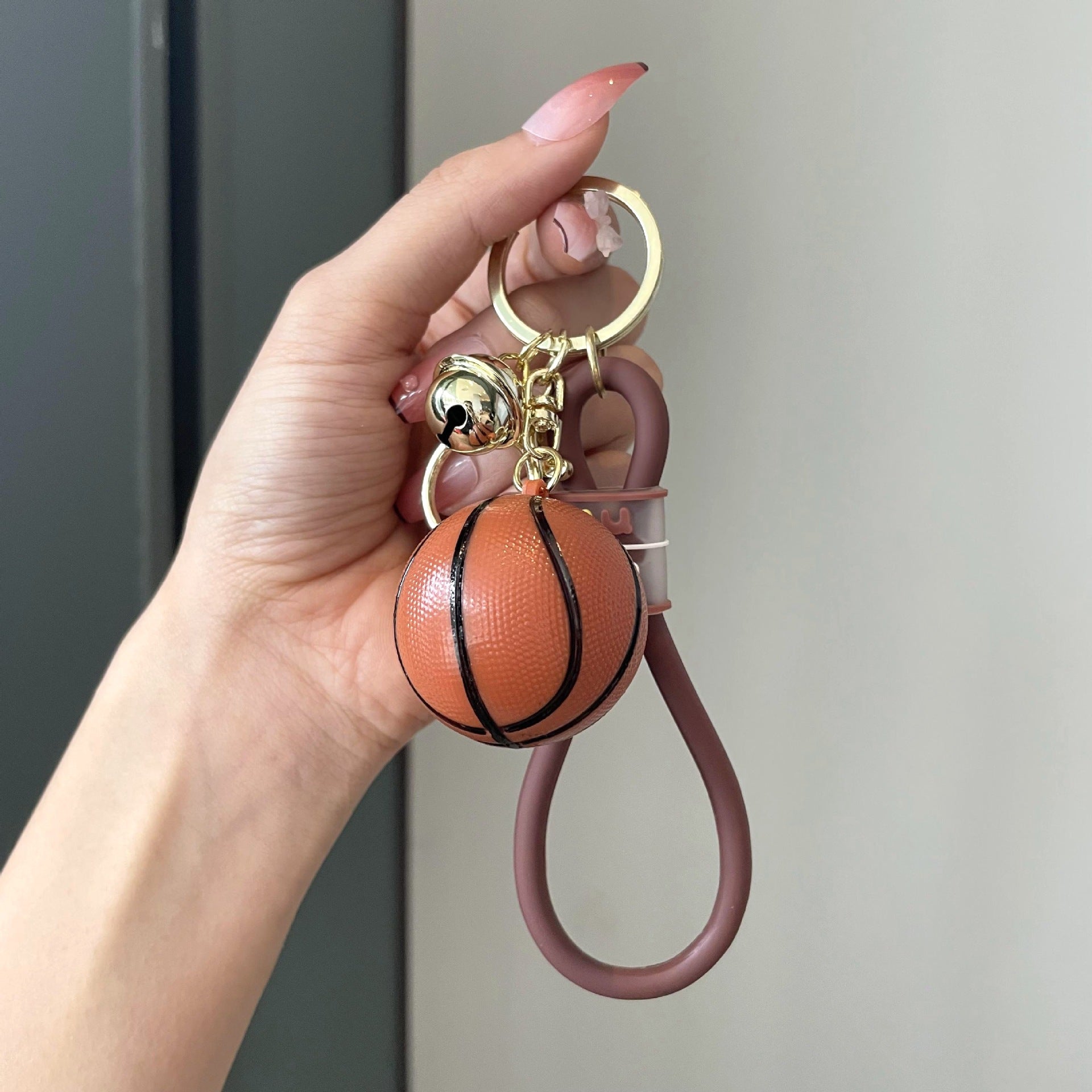 Wholesale PU Football Keychain